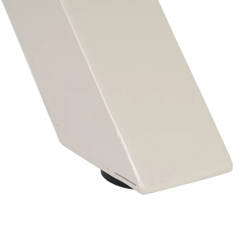 Table 160 cm ÉRABLEA bois rectangulaire avec pied croisé blanc design