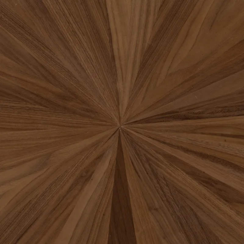 Table 178 cm bois naturel piètement noir graphique épuré CELUNEA