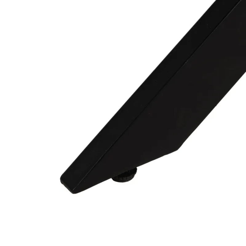 Table 178 cm bois naturel piètement noir graphique épuré CELUNEA