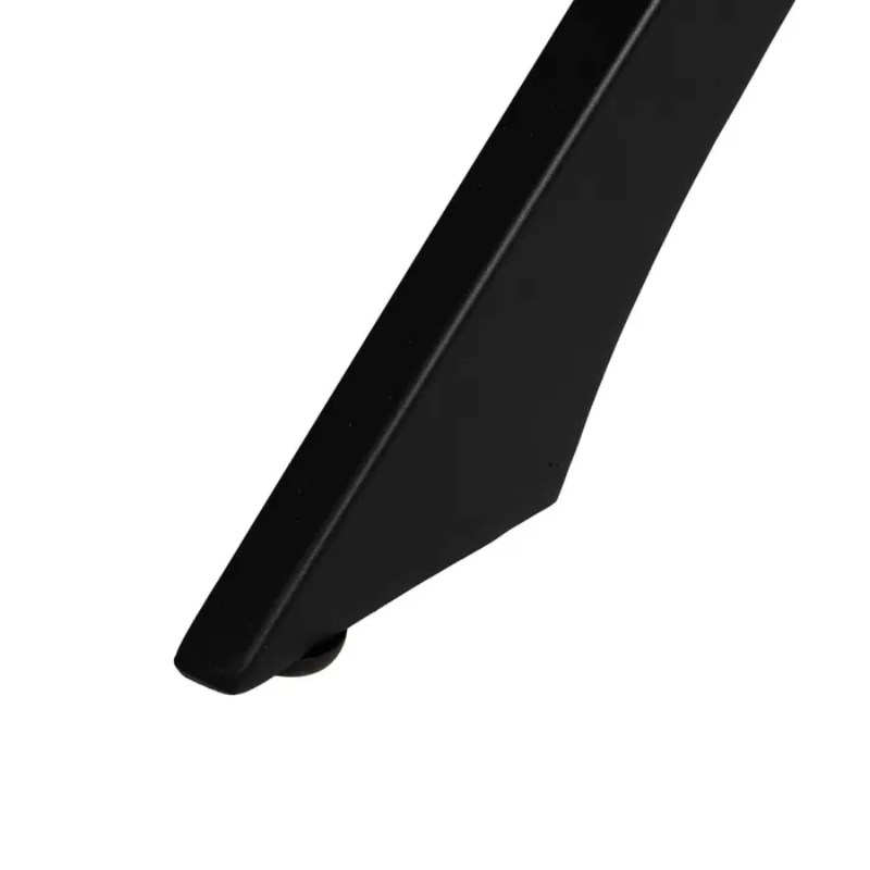 Table extensible 180–260 cm marbrée pied métal noir solide VALTERA