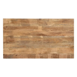 Table à manger 180 cm bois naturel pied étoile noir stylé SÉLÉNIA