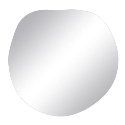 Miroir mural forme libre verre fixations invisibles design ORENDA