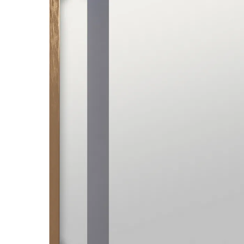 Miroir LED tactile pleine hauteur cadre doré finition luxe FLORELIS