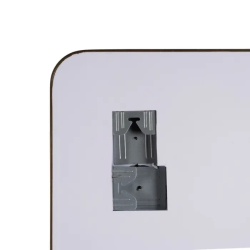 Miroir LED tactile pleine hauteur cadre doré finition luxe FLORELIS