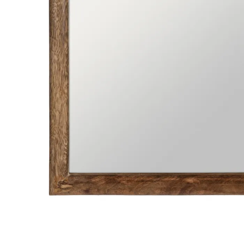 Miroir manguier naturel 40×50 cm montage facile vertical VELETRIE