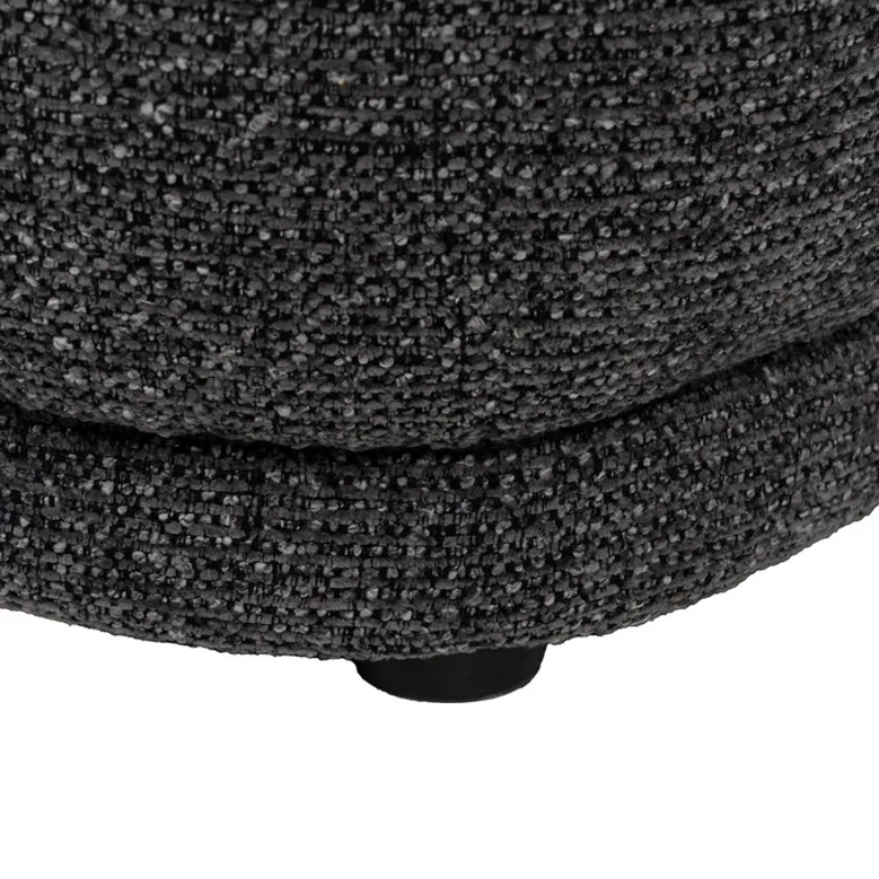 Fauteuil en tissu couleur uni gris marbré un choix élégant TRIVANA