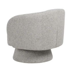 Fauteuil bouclé marbré densité haute confort et design raffiné SOLEINE