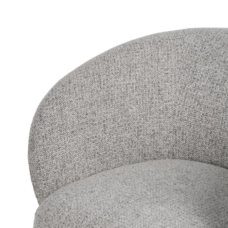 Fauteuil bouclé marbré densité haute confort et design raffiné SOLEINE