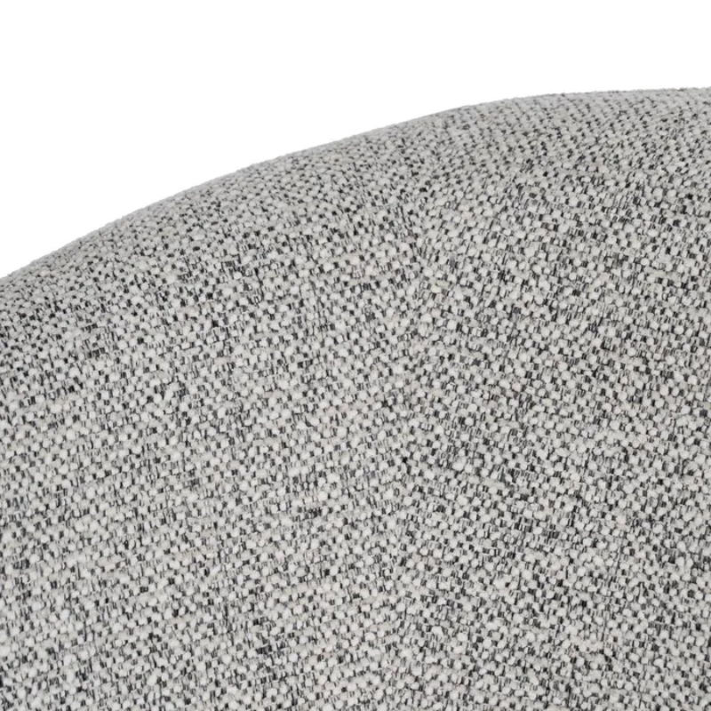 Fauteuil bouclé marbré densité haute confort et design raffiné SOLEINE