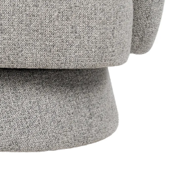 Fauteuil bouclé marbré densité haute confort et design raffiné SOLEINE