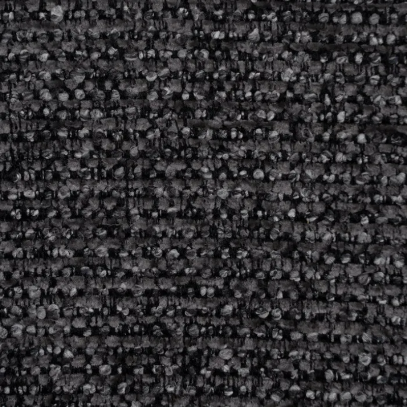 Fauteuil bouclé marbré gris profond style contemporain élégant SOLEINE