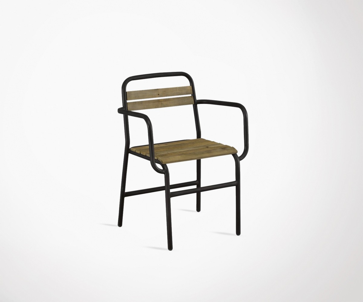 Chaise metal exterieur