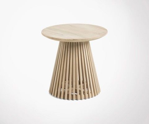 Table d'appoint teck 50cm JEANETTE