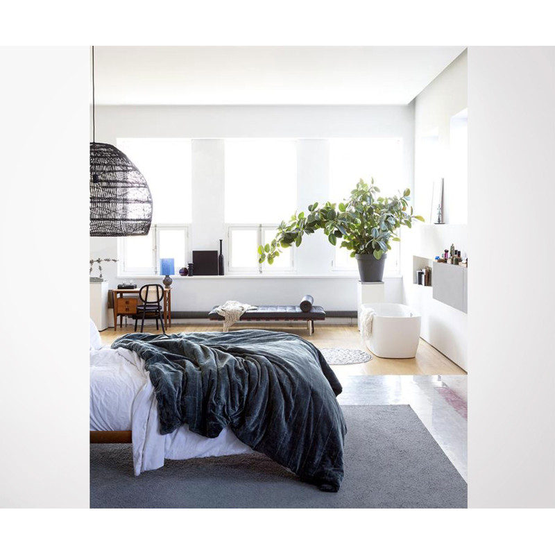 Chaise rétro bois et cannage PAYA - HK Living