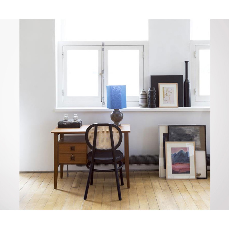 Chaise rétro bois et cannage PAYA - HK Living