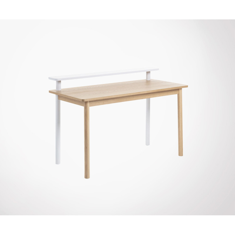 Modern Scandinavian Design 120cm Desk Ash Wood Best New Bureau Design Bois De FrĂȘne 120cm Jess