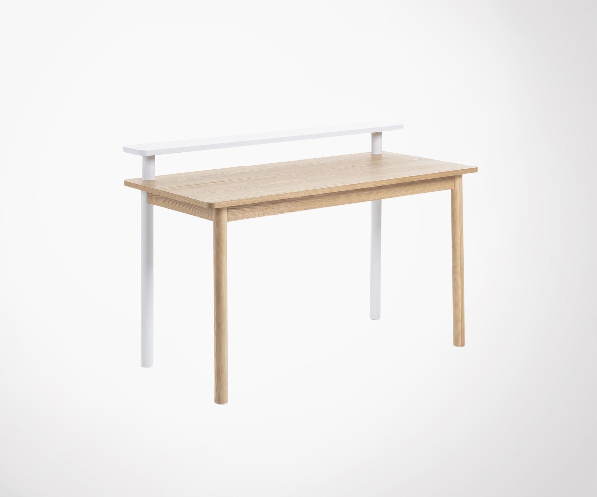 Modern Scandinavian Design 120cm Desk Ash Wood Best New Bureau Design Bois De Frêne 120cm Jess Loading Zoom