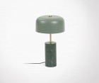 Lampe de table design métal vert MIROSKA
