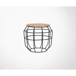 Table d'appoint bois et métal PIXEL M - Label 51