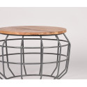 Table d'appoint bois et métal PIXEL L - Label 51
