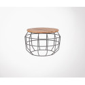 Table d'appoint bois et métal PIXEL L - Label 51