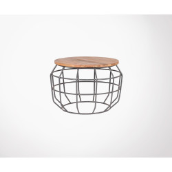 Table d'appoint bois et métal PIXEL L - Label 51