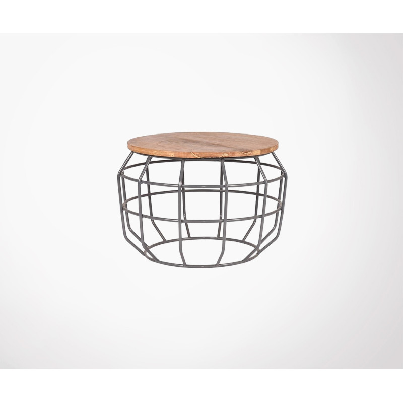Table d'appoint bois et métal PIXEL L - Label 51
