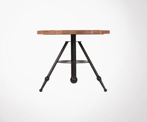 Table basse ronde bois métal SOLID - Label 51