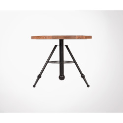 Table basse ronde bois métal SOLID - Label 51