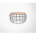 Table basse design métal et bois PIXEL XL - Label 51