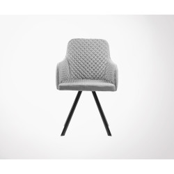 Fauteuil design tapissé TIGO - Label 51