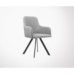 Fauteuil design tapissé TIGO